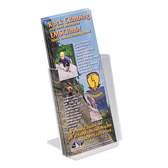Clear acrylic brochure holder