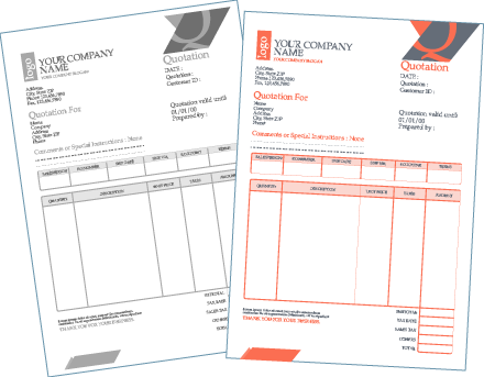 Business form printing services