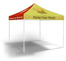 Custom printed event tents - with or without frame