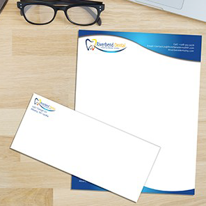 Custom printed full color letterheads & envelopes