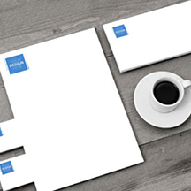 Letterheads, envelopes & business cards. All available with raised print.